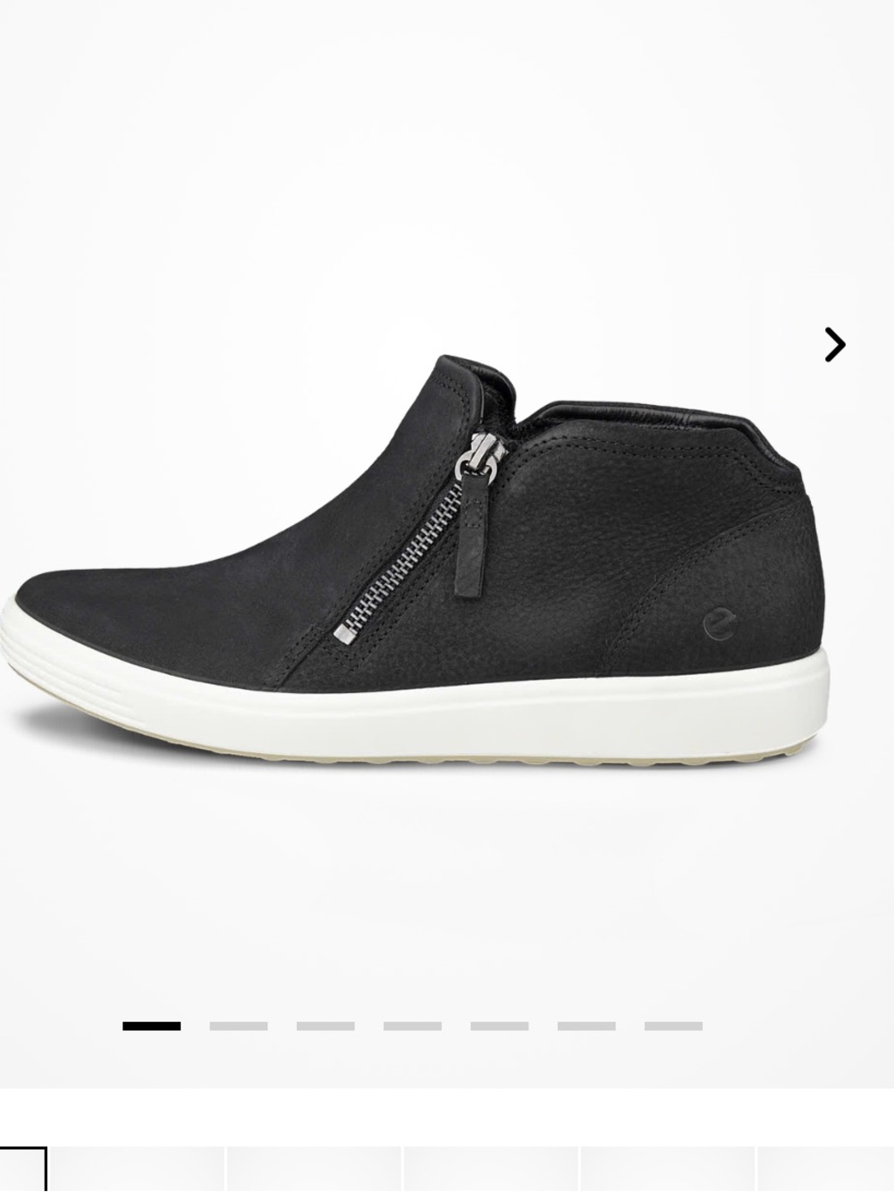 Ecco Soft 7 Midtop Zip Sneaker